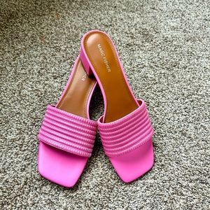 Marc Fisher pink sandals